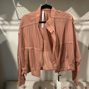Never worn Lululemon mauve jacket